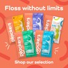 Plackers Twin Line Dental Floss Picks, Dual-Line Tuffloss, Easy Storage,