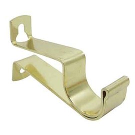 Graber 3/4-Inch Round Cafe Curtain Rod (84 to 120-Inches, Brass)