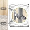 Insaga 304 Stainless Steel Gate Hinges Wall Mount | 1-5/8''