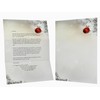 Christmas Letter Paper with Envelope 100 Pieces | Silent Night