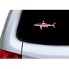 Rogue River Tactical Shark Fish USA Flag Sticker Decal Fishing