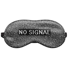 Sleep Mask Travel Relax Eye Mask Cover Bed Emoji Nap Blindfold His Grey No Signal [042]