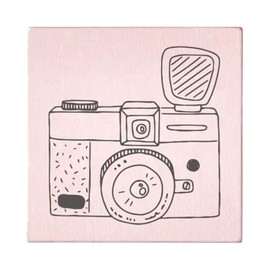 May and Berry Wooden Stamp Camera 45 x 45 mm