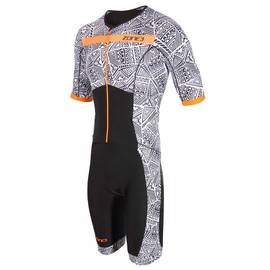 ZONE3 Men's Activate + Kona Speed Short Sleeve Full Zip Trisuit