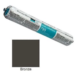 Corning DOWSIL 795 Bronze - Dow Corning- Silicone Building Sealant - Sausage 20 US FL OZ