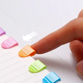 Colorful Mini Clips for Notebooks, 20pcs Potable Paper File Bookmarks, Office  Tools Supplies for Home School Dormitory