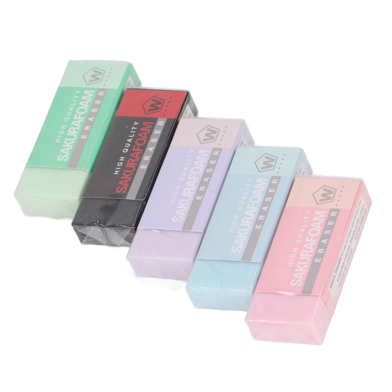 5 Pcs Art Eraser Strong Cleaning Ability Colored Eraser for