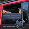 Hoolcar Rear Window Louver Vent Cover Rear Window Blinds Decor