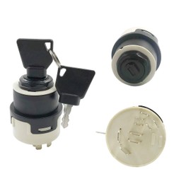 Ignition Switch with 2 (14603) Keys replacement for JCB New Holland NH Case JCB 3CX 4CX 701/80184 50988 85804674