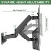 UPGRAVITY Dual Monitor Wall Mount, Double Monitor Wall Stand for
