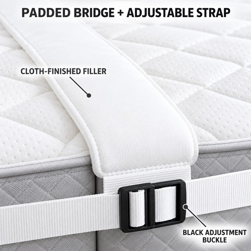 Twin to King Bed Bridge Converter Kit with 315 Inch