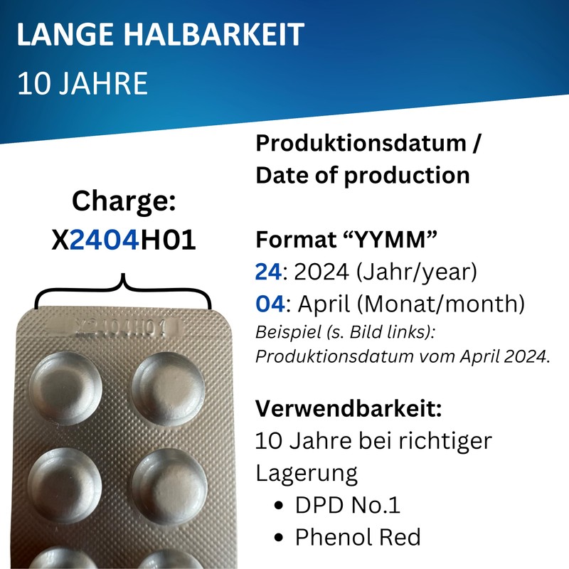 ALPHFA Rapid Test Tablets for Shake Tester - pH Value