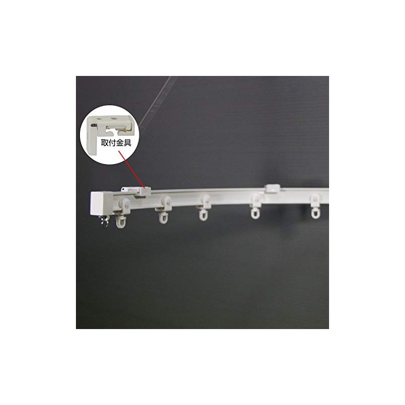 アジャスタブルカーテンレール用ブラケット(ネジ付) 4個入 508583