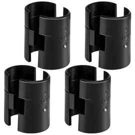 8 Pcs Wire Shelving Shelf Lock Clips for 1" Post - 4 Pairs of Shelving Sleeves Replacements for Wire Shelving System Plastic Accessories Parts