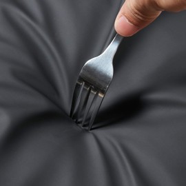 VWELL Vinyl Rubber Waterproof Apron，41.5''Chemical Resistant Apron for Dishwashing, Lab Work，Butcher，Gardening，Dog Grooming PVC Apron No Pocket