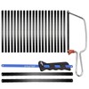 2 Pcs Junior Hacksaw and 24 Pcs Hacksaw Blades, Unique