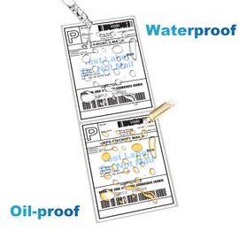 9527 Product Fanfold 4 x 6 Direct Thermal Labels White Perforated Shipping Labels,2 Stack,Total 2000 Labels