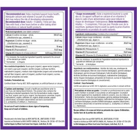 New Chapter New Chapter Calcium Supplement - Bone Strength Organic Red Marine Algae Calcium - with Magnesium, Vitamin D3+K2, 70+ Trace Minerals for Bone Health, Gluten Free, Easy to Swallow - 180 Slim Tablets