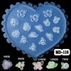 YZYDF Nail Art Silicone Mold 3D Flowers Nails Making Molds