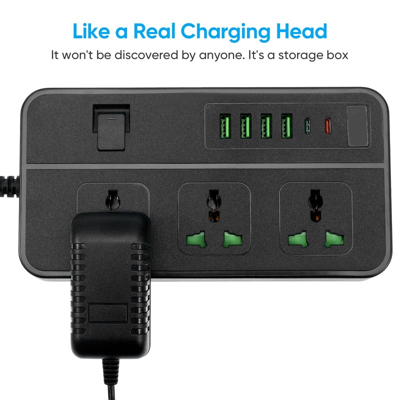 Plug Hidden Holder Security Wall Plug Safe Holder Artificial Plug