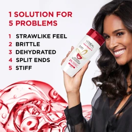 L'Oréal Paris Total Repair 5 Conditioner. With Keratin XS, To Repair Split Ends and Restore Hair Strength, For Dry and Damaged Hair, Jumbo Size, 828 ml