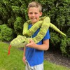 MorisMos Giant Snake Teddy Stuffed Animal, 200cm Green Mom Snake