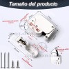 Dolores 15 Pcs Resbalon Push Latch Herrajes Cajones Puerta Gabinete