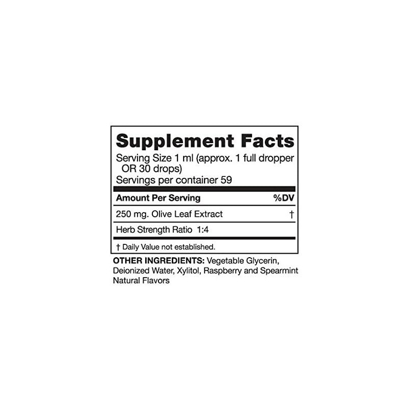 Seagate Products Liquid Olive Leaf Extract for Kids