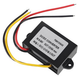 2Pcs Boost Buck Converter DC 5A 60W Waterproof Auto Step Up Step Down 9V-36V to 12V Voltage Regulator 12 Volt Transformer for Car Audio Power System LED Display Screen