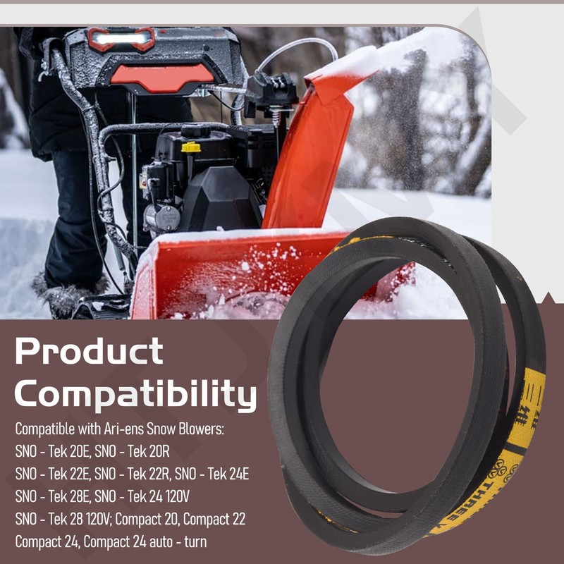 HTJYMY 07200603 Wheel Drive V- Belt Compatible with Ari-ens Classic