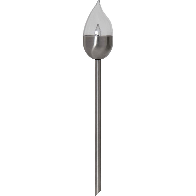 Star Olympus LED Solar Torch, Stainless Steel, Set of 3,