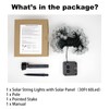 Globe Solar String Lights 29ft 60LED Solar Globe Lights Waterproof