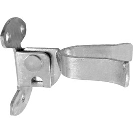 Wall Mount (Flat Back) Fork Gate Latch - Use for 1-3/8" Gate Frames, Easily Mounts to Wooden Gate Post or Wall with Screws or Lag Bolts - Gate Latch Hardware