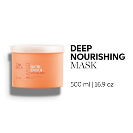 Wella Professionals Invigo Nutri-Enrich Mask, mascarilla capilar hidratante y nutritiva profunda para cabello seco y daado, 16,9 onzas lquidas        