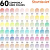Shuttle Art Colored Pencils, 60-Color Set - Pastel Color Pens