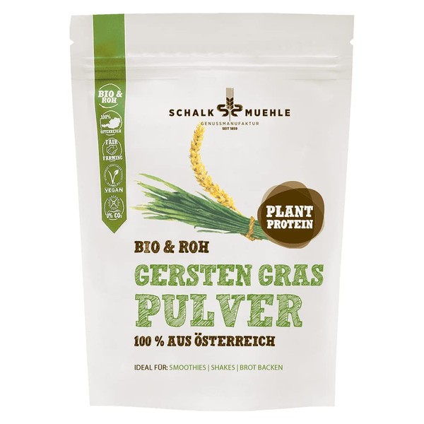 Schalk Mhle Schalk Mhle Bio & Roh Gerstengras Pulver rpoteinreich