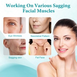 BAIGUOZH 120PCS Face Lift Tape with 8PCS Lifting Cord Kit, Face Lift Tape Invisible, Face Tape Lifting Invisible for make-up Contouring, Fast Lifting and Tightening of The Neck and Double Chin.