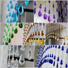 Rekelola Crystal Beaded Curtain for Doorways,Hanging Glass Door Beads Curtains