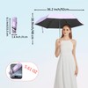 BAODINI Super Lightweight Mini Travel Umbrella UV Blocking Sun Protection