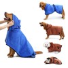 A4DOG Microfiber Super Absorbent Pet Bathrobe for Dogs - Adjustable