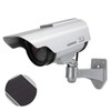 Dummy Camera Fake Monitor CCTV Surveillance System with Light Solar