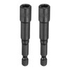 HARFINGTON 2pcs Magnetic Nut Driver 6mm Hex Drive Socket CR-V