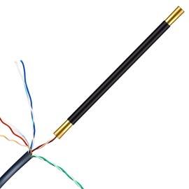 Network Cable Untwist Tool, Dual Headed Looser Engineer Twisted Wire Separators for CAT5 CAT5e CAT6 CAT7 and Telephone (Black, 1 Piece)