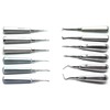 12 Pcs Dental Extraction Elevators Straight Curved Cogswell Cryer Spear