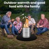 36'' Fire Pit Mat for Solo Stove Bonfire, Double Sided