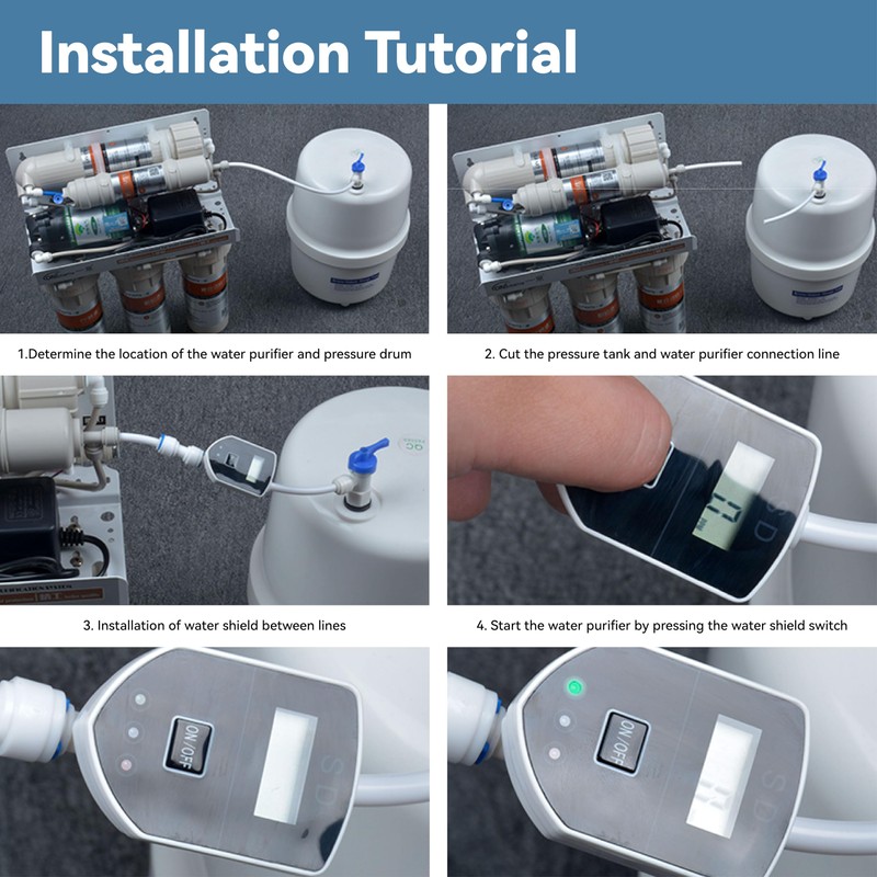 in-Line TDS Meter Digital Water Tester, Accurate and Reliable Small