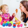 12 pcs Easter Eggs Filled with Finger Puppets for Easter