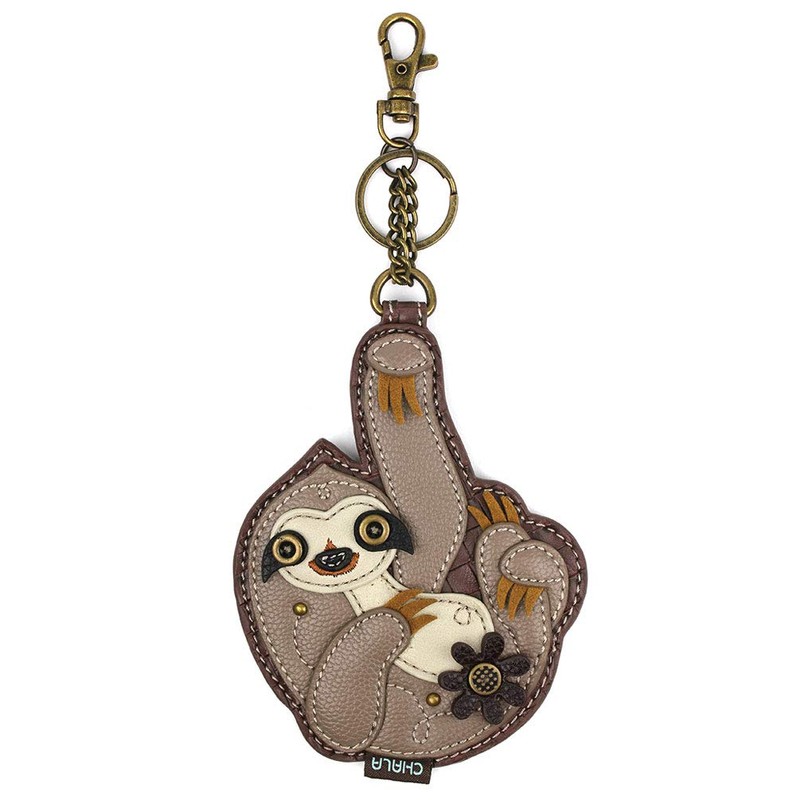 CHALA Brown Sloth Decorative Key-Fob (Sloth)
