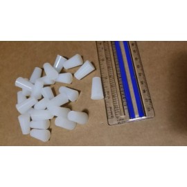 Capexsi 3/8" x 1/4" High Temp Silicone Rubber Plugs for Powder Coating Masking 50 pcs