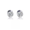 Luxe Modz Earrings Magnetic with Prong Set Cubic Zirconia 6mm
